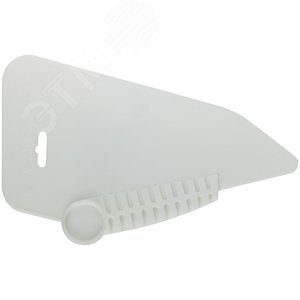 Шпатель прижимной, для разглаживания обоев, пластиковый, белый 280 мм - фото 1