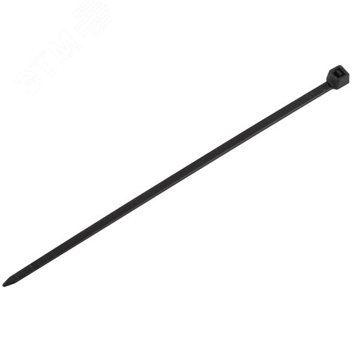 Хомуты нейлоновые для проводов, черные 100 шт.,  2,5х100 мм - фото 2