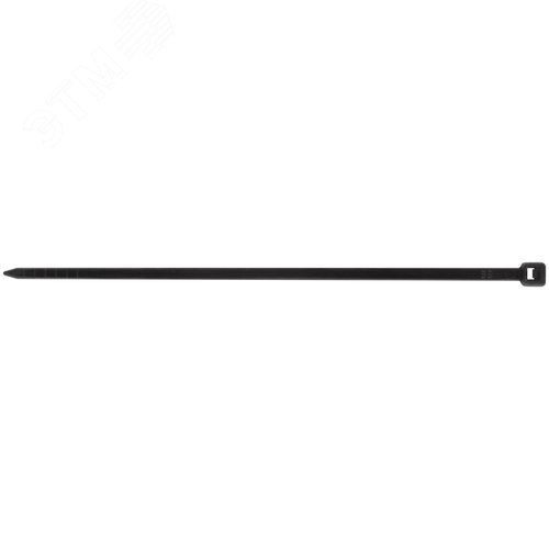 Хомуты нейлоновые для проводов, черные 100 шт.,  2,5х100 мм - фото 4