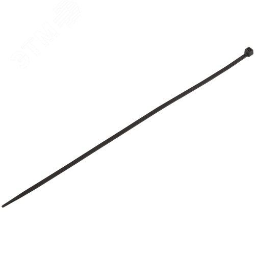 Хомуты нейлоновые для проводов, черные 100 шт.,  3,6х250 мм - фото 2