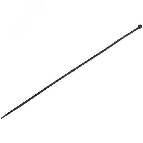 Хомуты нейлоновые для проводов, черные 100 шт.,  3,6х300 мм - фото 2