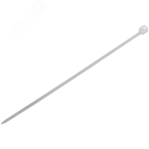 Хомуты нейлоновые для проводов, белые 100 шт.,  2,5х100 мм - фото 2