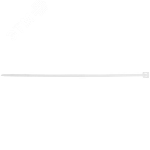 Хомуты нейлоновые для проводов, белые 100 шт.,  2,5х100 мм - фото 4