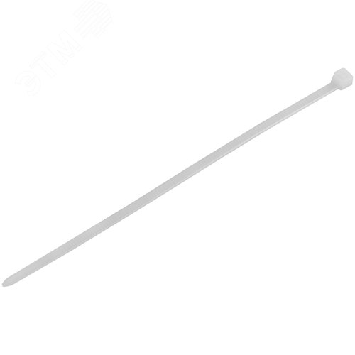 Хомуты нейлоновые для проводов, белые 100 шт.,  3,6х150 мм - фото 2