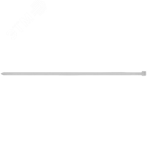 Хомуты нейлоновые для проводов, белые 100 шт.,  4,8х250 мм - фото 4