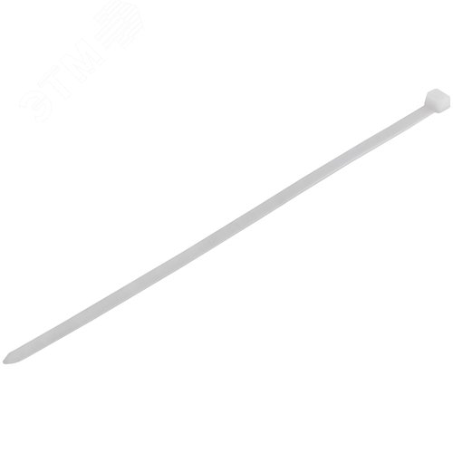 Хомуты нейлоновые для проводов, белые 100 шт.,  7,6х300 мм - фото 2