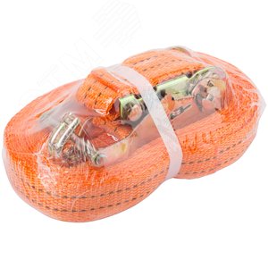 Ремень для крепления груза, храповый механизм, лента 38 мм x 12 м, 1500 / 3000 кг - фото 2