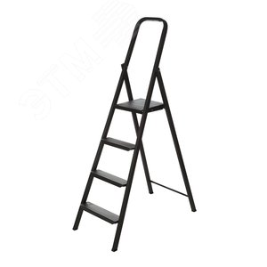 Лестница-стремянка стальная, 4 ступени, вес 5,3 кг - фото 1