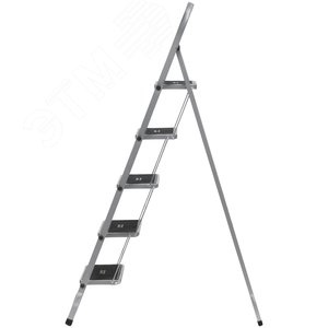 Лестница-стремянка стальная, 5 широких ступеней, Н=152 см, вес 8.25 кг 65384 FIT РОС - 2