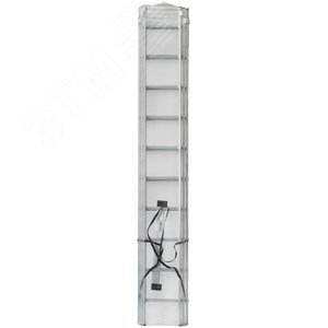 Лестница трехсекционная алюминиевая, 3 х 10 ступеней, H=285/481/674 см, вес 12.19 кг 65435 FIT РОС - 3