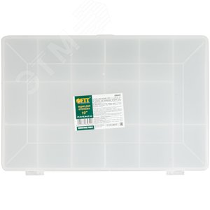 Ящик для крепежа (органайзер) прозрачный 11'' (27.5 х 18.5 х 4.2 см)