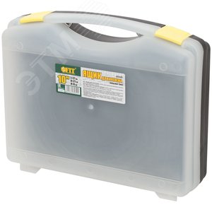 Ящик для крепежа (органайзер) прозрачный 10.5'' (27 х 21 х 8 см) FIT РОС