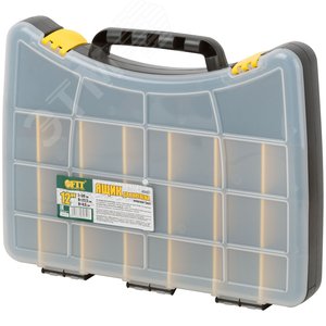 Ящик для крепежа (органайзер) (с защелкой) 12'' (30x22.5x4.5 см) - фото 1