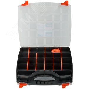 Ящик для крепежа (органайзер) двухсторонний 13'' (325х280х85 мм) - фото 3