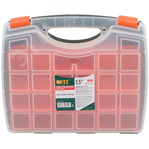 Ящик для крепежа (органайзер), съемные ячейки 13'' (325х280х60 мм) - фото 2