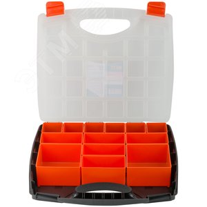 Ящик для крепежа (органайзер), съемные ячейки 13'' (325х280х60 мм) - фото 3