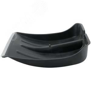 Лопата для уборки снега Профи поликарбонатная черная, алюминиевый черенок, средняя 460х400х1380 мм - фото 4