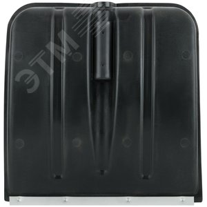 Лопата для уборки снега Профи поликарбонатная черная, алюминиевый черенок, средняя 460х400х1380 мм - фото 5