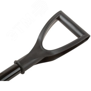 Лопата для уборки снега пластиковая, деревянный черенок 380х365х1320 мм - фото 5