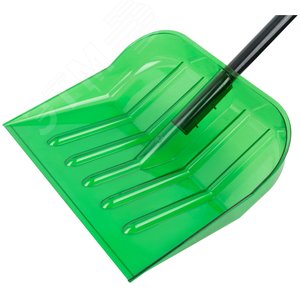 Лопата для уборки снега Профи поликарбонатная, алюминиевый черенок, средняя 460х400х1380 мм - фото 2