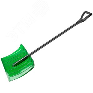 Лопата для уборки снега Профи поликарбонатная, алюминиевый черенок, большая 520х375х1350 мм - фото 2