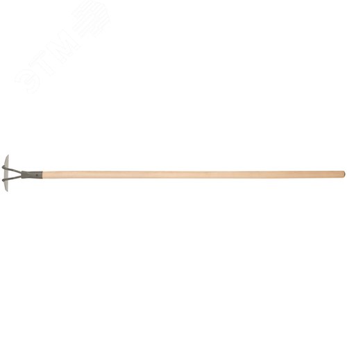 Изображение товара Мотыга прямая 150х80 мм, нержавеющая сталь, с деревянным черенком (шт)