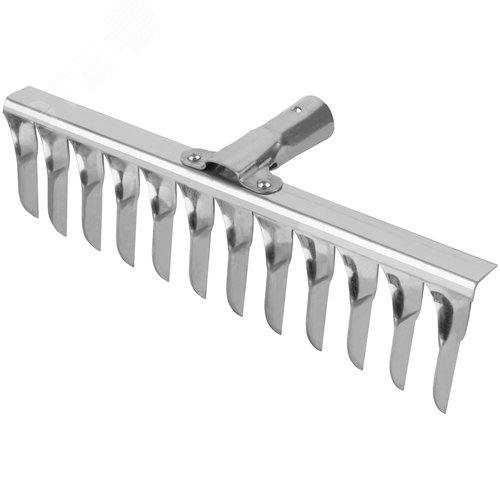 Грабли, витой зуб, нержавеющая сталь, 12 зубьев, без черенка - фото 2