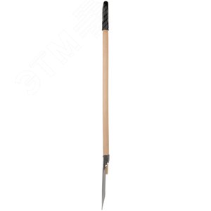 Лопата штыковая, нержавеющая сталь Профи, с деревянным черенком и V-ручкой 200х355х1420 мм - фото 5