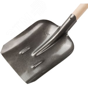 Лопата совковая, ''рельсовая сталь'', с деревянным черенком 235х350х1420 мм 77194 FIT РОС - 3