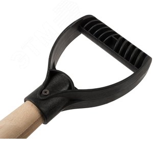 Лопата совковая, ''рельсовая сталь'', с деревянным черенком 235х350х1420 мм - фото 4