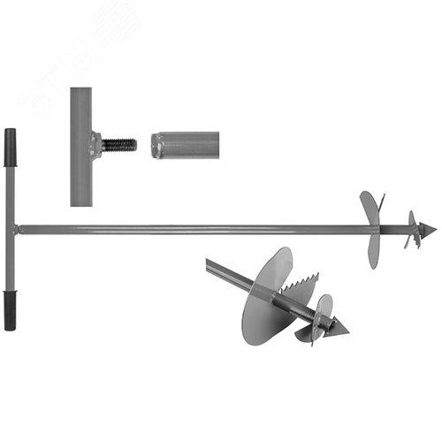 Изображение товара Бур садовый шнековый 1000х250 мм (шт)