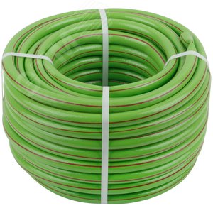 Изображение товара Шланг поливочный трехслойный армированный эластичный 1/2''x2.1 мм, 25 м (шт)