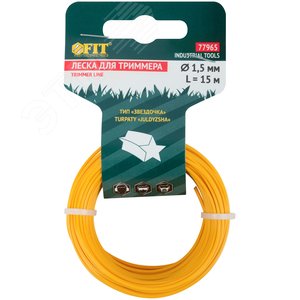 Изображение товара Леска для садовых триммеров ''Звездочка'' 1.5 мм х 15 м (шт)