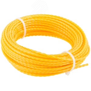 Леска для садовых триммеров крученая ''Квадрат'' 2.4 мм х 15 м - фото 3