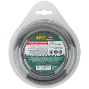 Леска для садовых триммеров армированная алюминием ''Звезда'' 3.0 мм х 15 м - фото 2