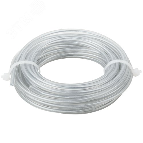 Леска для садовых триммеров армированная, металлический сердечник, Круглая 3,0 мм х 5 м - фото 1