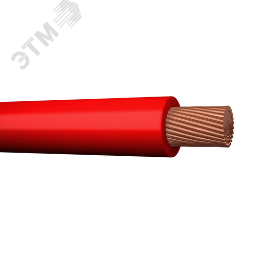 Провод монтажный гибкий TOPFLEX V-K H07V-K 1х35 красный - фото 1