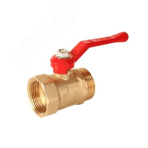 Изображение товара Кран шаровой Ду15 Ру16 ВН рычаг, латунный (шт)