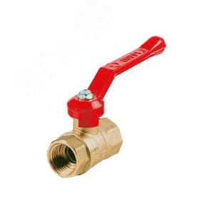 Изображение товара Кран шаровой Ду50 Ру16 ВВ полнопроходной рычаг, латунный (шт)