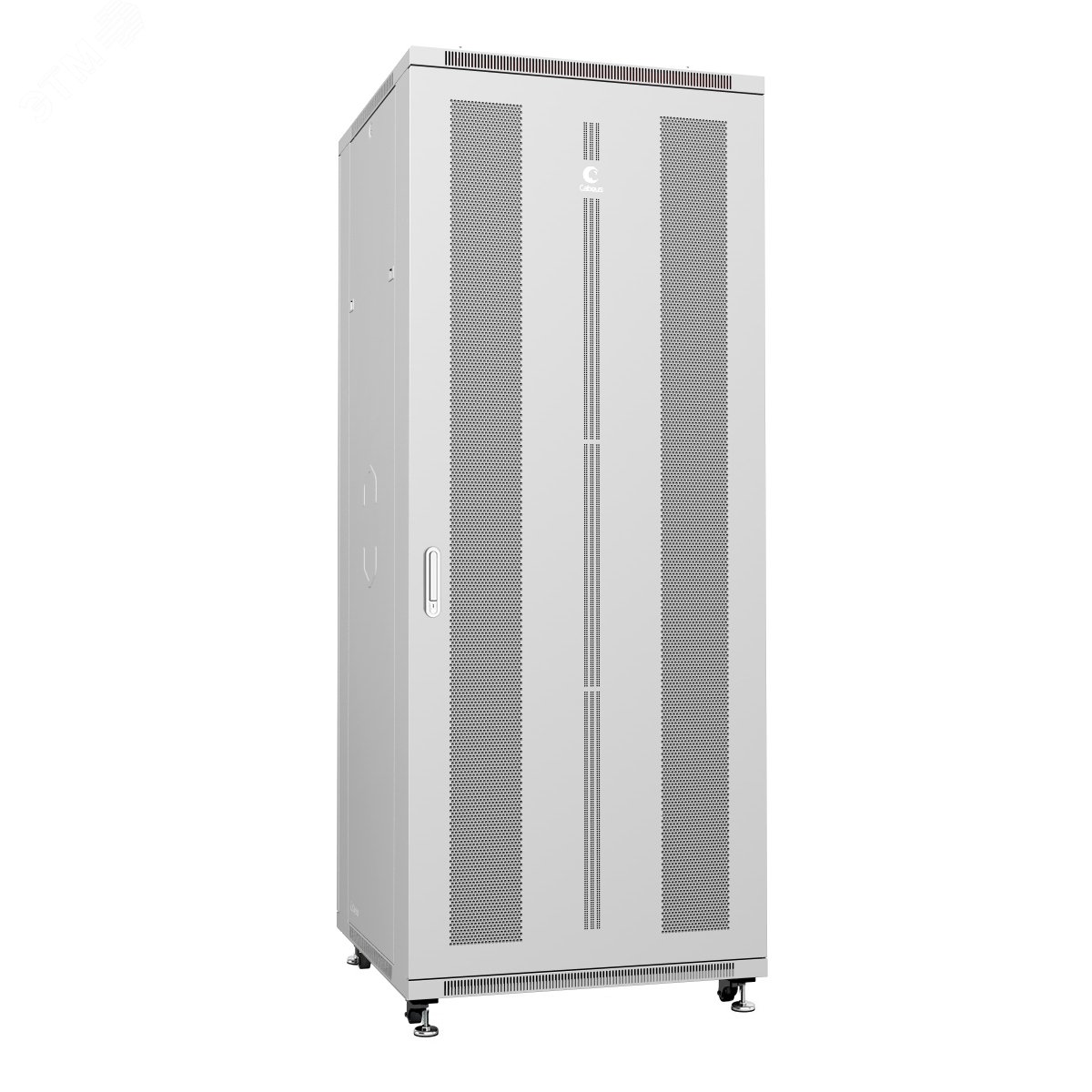 Изображение товара Шкаф монтажный телекоммуникационный напольный 42U 800x800x2055mm (ШхГхВ) передняя и задняя перфорированные двери (шт)