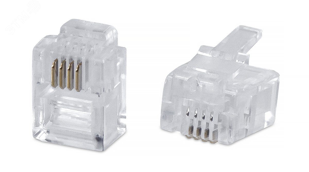 Изображение товара Коннектор телефонный RJ-11 (шт)