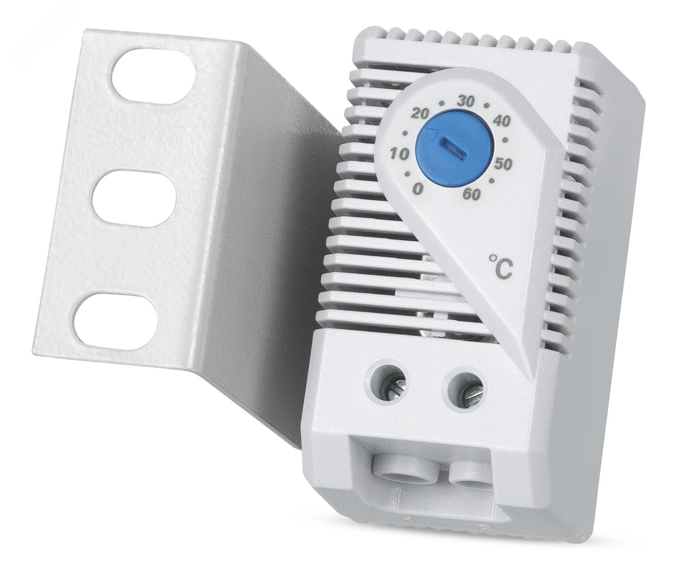 Изображение товара Термостат нормально-разомкнутый 0-60°C для охлаждения в телекоммуникационном шкафу