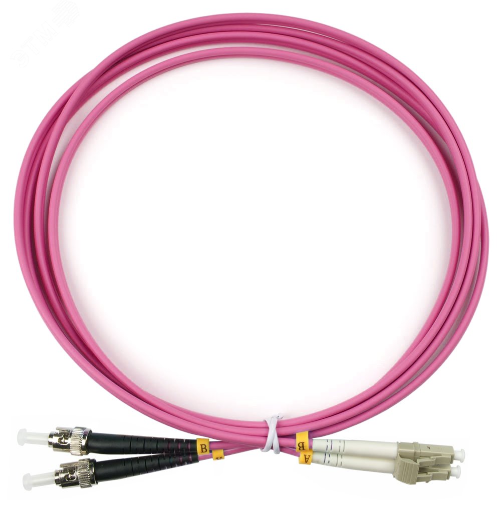 Изображение товара Патч-корд оптический duplex 2м LC-ST 50/125MM OM4 LSZH