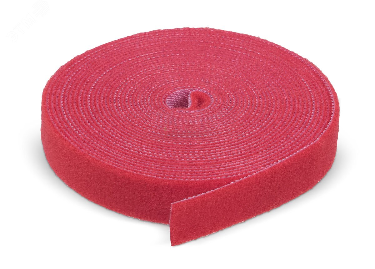 Изображение товара Лента Velcro в рулоне 16 мм x 5 м красная для кабелей и крепления