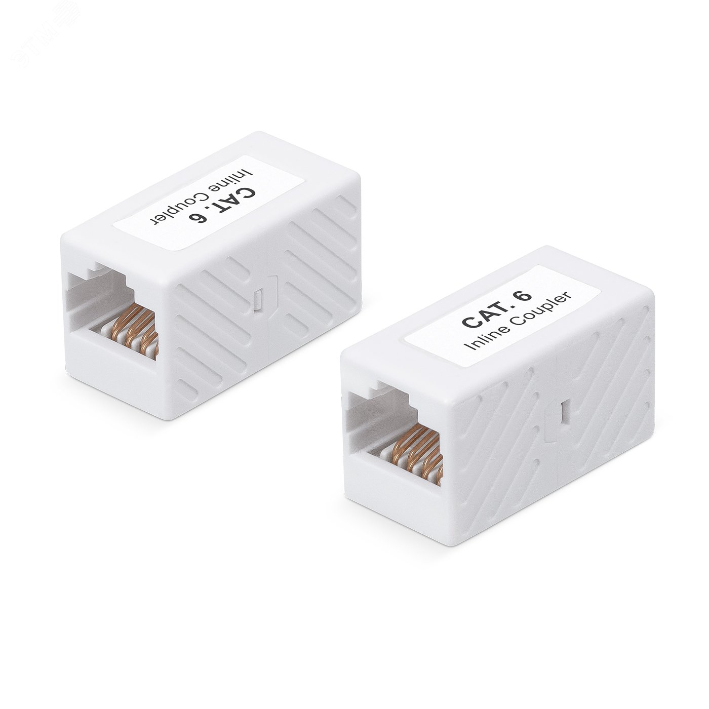 Изображение товара Адаптер проходной RJ45-RJ45 (8p8c), категория 6, неэкранированный (шт)