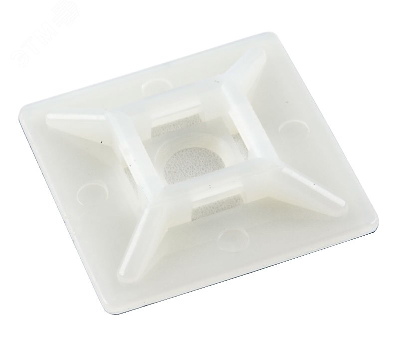 Изображение товара Самоклеящаяся площадка для крепления стяжек 28x28 мм (100 шт) Cabeus