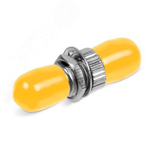 Изображение товара Соединитель проходной ST-ST, SM(для одномодового кабеля), корпус металл (шт)