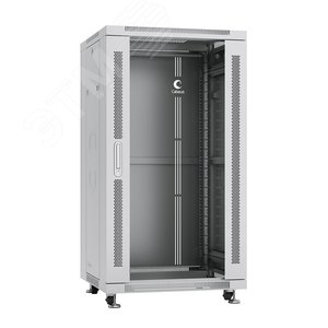 Шкаф монтажный телекоммуникационный 19дюймов напольный для распределительного и серверного оборудования 22U