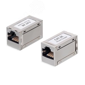 Изображение товара Адаптер проходной RJ45-RJ45 (8p8c), категория 5е, экранированный (шт)