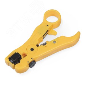 Изображение товара Многофункциональный инструмент для зачистки и обрезки витой пары и коаксиальных кабелей (шт)